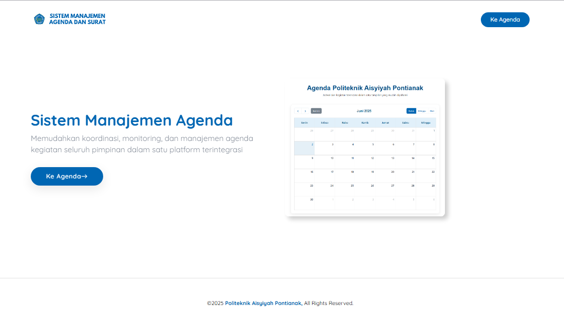 Web Agenda & Surat-menyurat